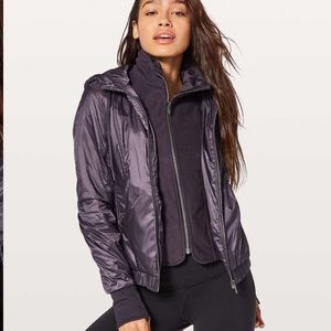 Lululemon Glyde Scuba Hoodie II Boysenberry - Size 4